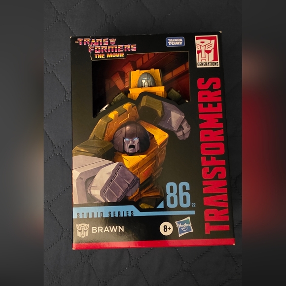 Transformers Studio Series 86-22 Deluxe Class Brawn Takara Tomy (Not Mint) - Picture 13 of 14